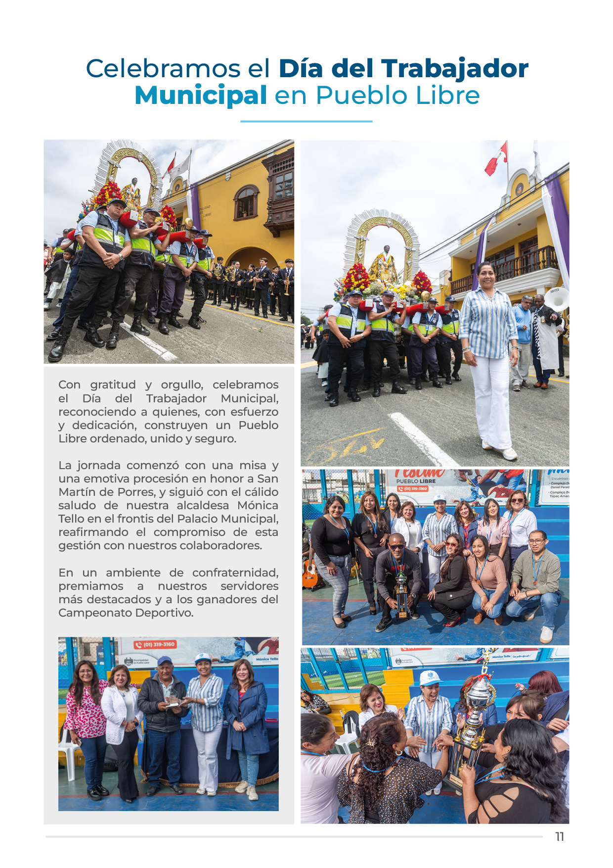 Boletín Pueblo Libre al Día I Municipalidad de Pueblo Libre