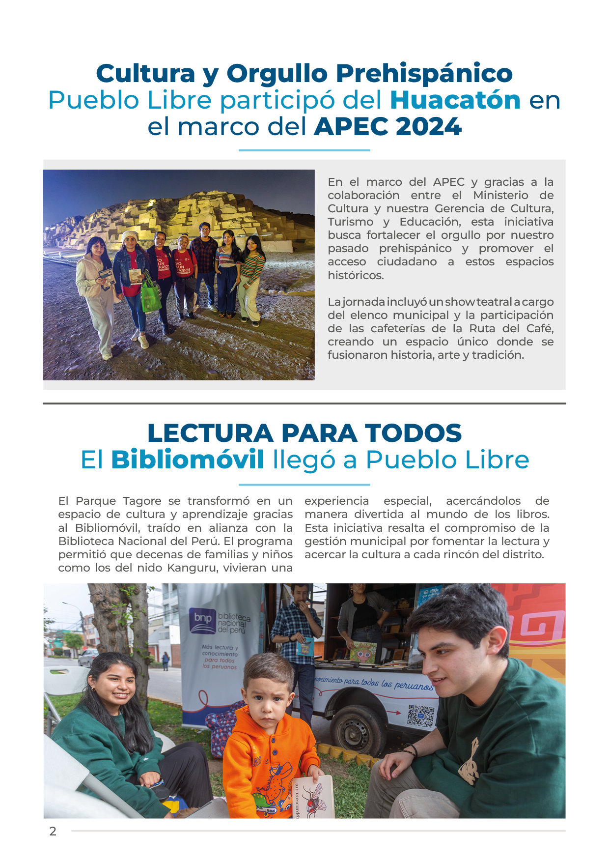 Boletín Pueblo Libre al Día I Municipalidad de Pueblo Libre
